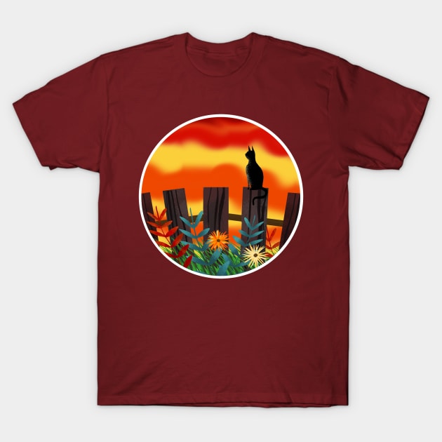 Watching the Sunset T-Shirt by Scratch